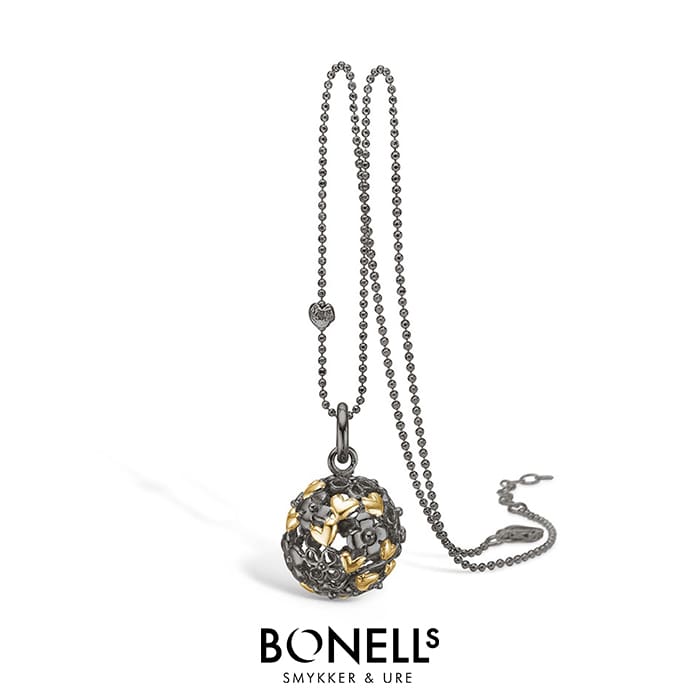 Køb Blossom halskæde oxyderet kugle - 25301046-80 | Bonells
