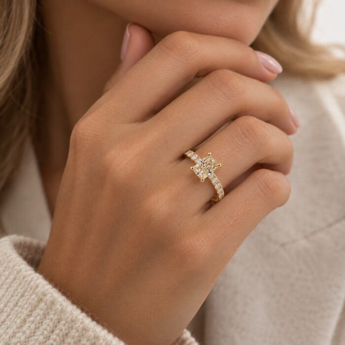 Exclusive by Bonells Éclat Cushion ring - 742916 - Billede 4