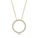 Nuran 14kt Cirkel vedhæng - V2206 038 RG