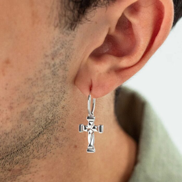 Alternative view of Alexander Lynggaard Twisted Kors ørering - E00002