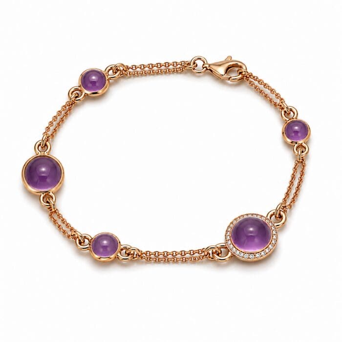 Exclusive by Bonells Améthyst Royale armbånd - 108-10635