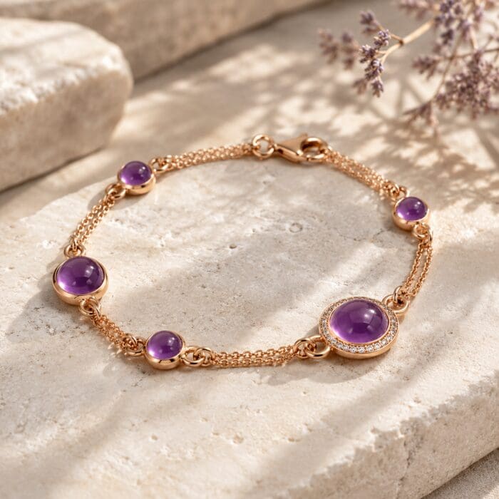 Alternative view of Exclusive by Bonells Améthyst Royale armbånd - 108-10635