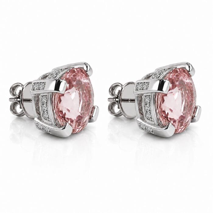 Exclusive by Bonells 18kt Morganite Royale øreringe - 735885