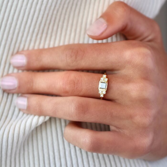 Alternative view of Ro Copenhagen Raw Classic ring - R116Y103