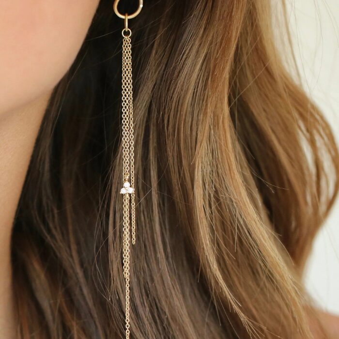 Alternative view of Ro Copenhagen Fryd Wave vedhæng til ørering - E104Y116