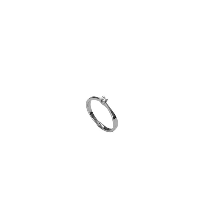 by Bonells 14kt Diamanten Solitaire ring 0,05ct - IS-RING 0,05 HG