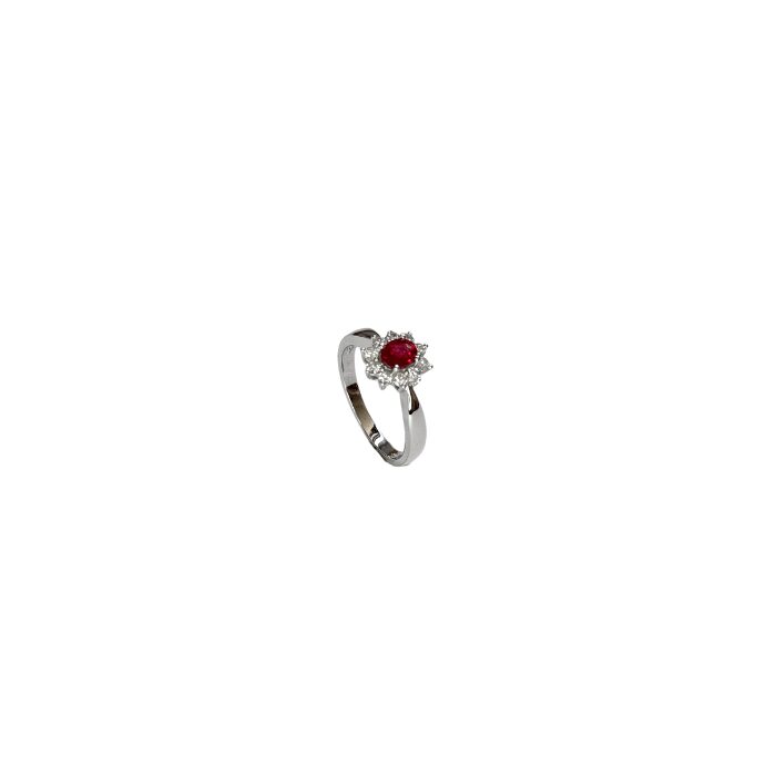 Exclusive by Bonells 18kt Roset rubin ring - 725739
