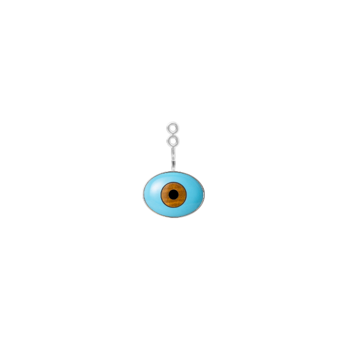 OLE LYNGGAARD COPENHAGEN Lotus Evil Eye vedhæng til ørering - A3039-301