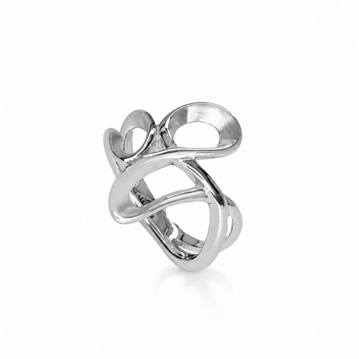 by Bonells sølv Twist and Turn ring - 3066