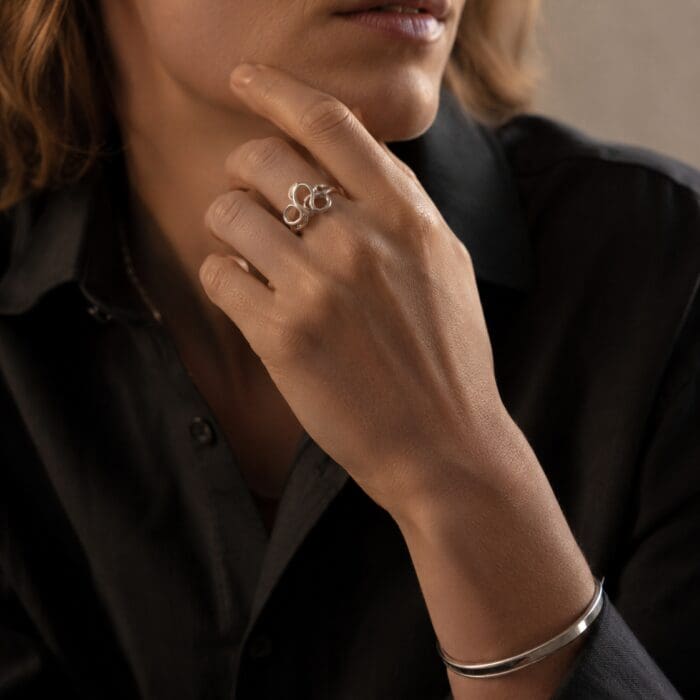 by Bonells sølv Twist and Turn ring - 3066 - Billede 4