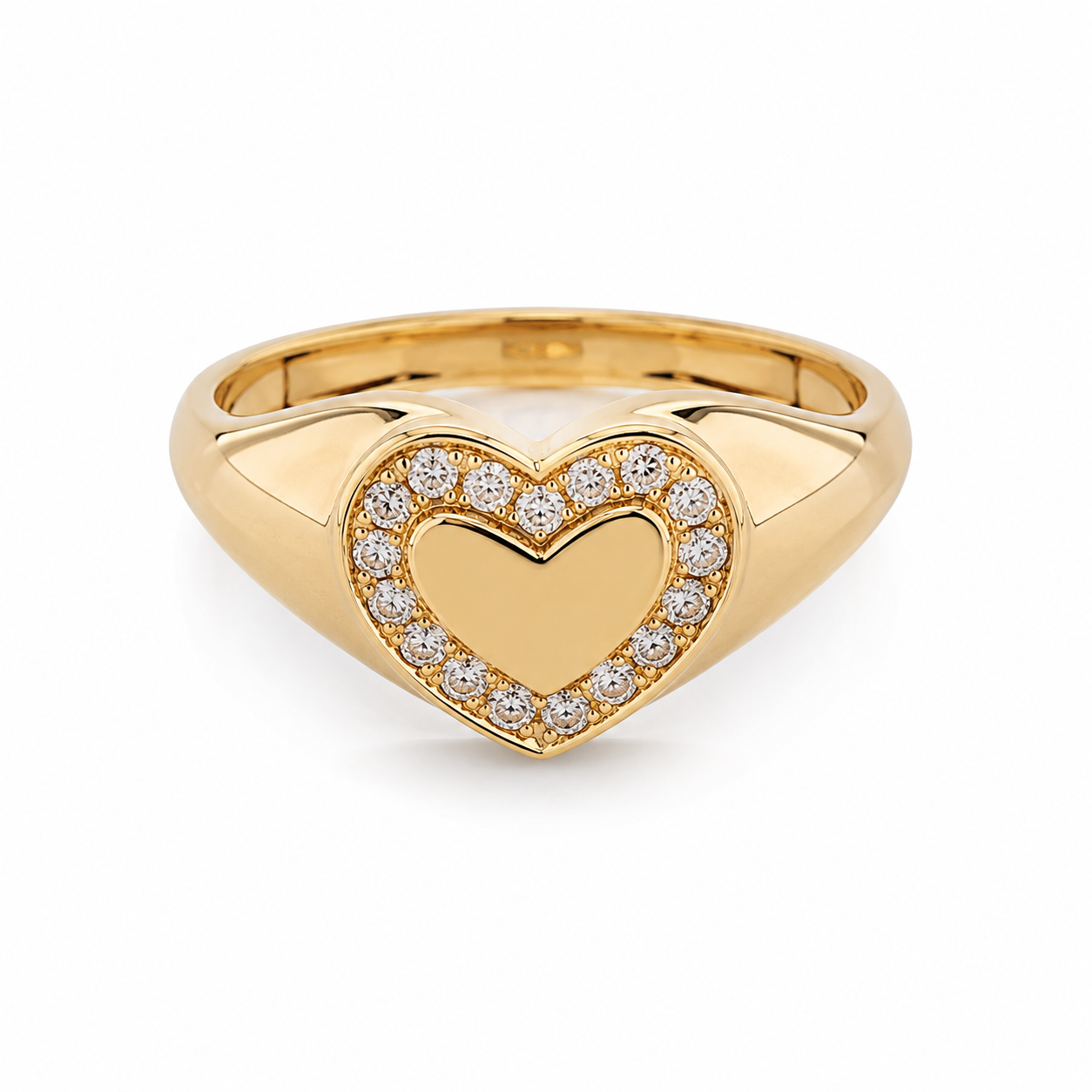 Exclusive by Bonells Hjerte signet ring - 30591784 2 Exclusive by Bonells Hjerte signet ring - 30591784 - Billede 2