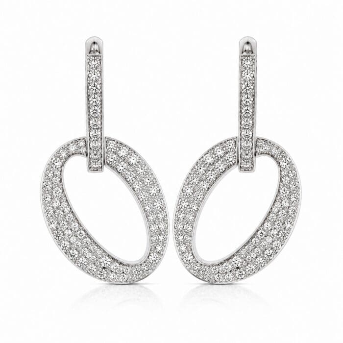 Exclusive by Bonells Pavé øreringe - PLB750HVGLP193