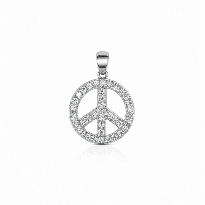 by Bonells sølv Peace vedhæng - 29875416