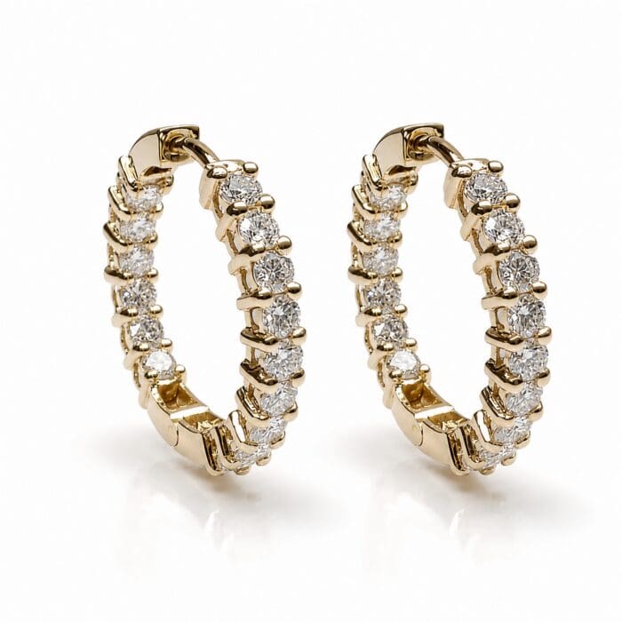 Exclusive by Bonells 14kt øreringe - CR-30-1,45-RG