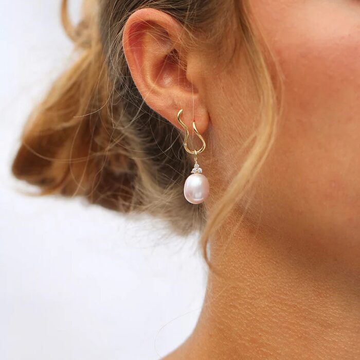 Alternative view of Ro Copenhagen Fryd Pink perle vedhæng - P104Y109