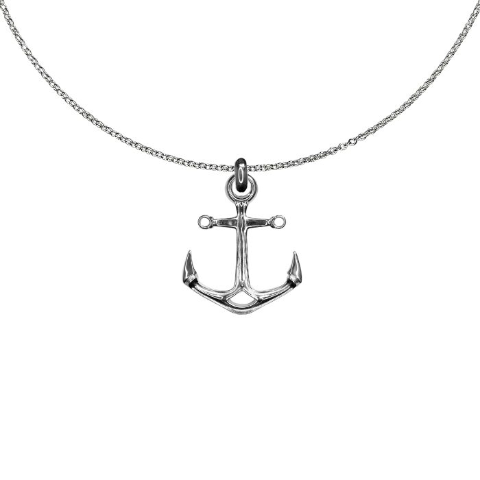 Alternative view of by Bonells sølv Anker vedhæng - 20609076