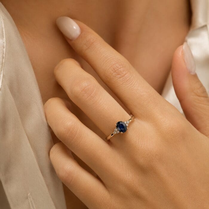 Exclusive by Bonells 14kt Safir ring - 24156790 - Billede 6