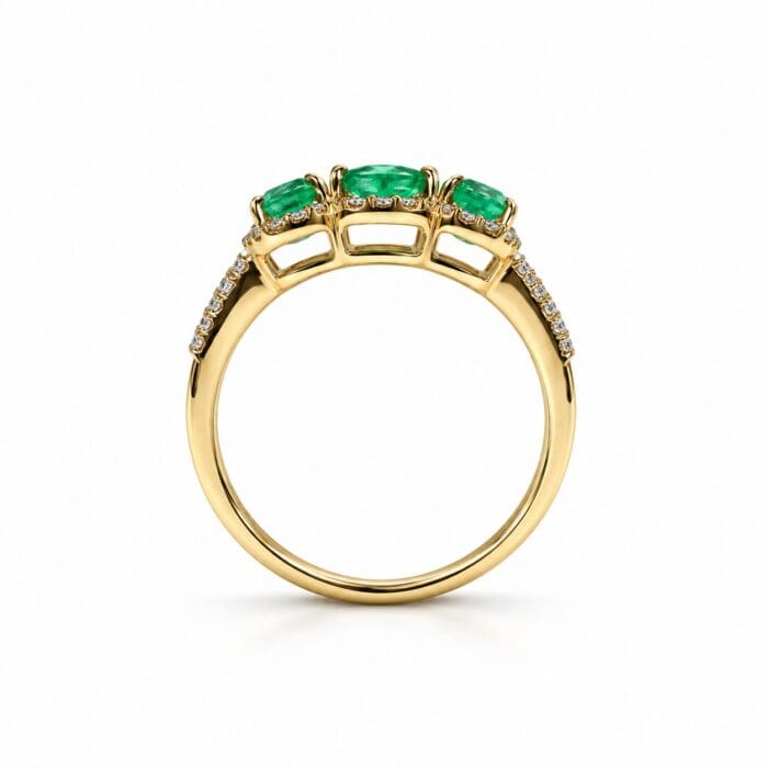 Exclusive by Bonells 14kt Smaragd ring - 37560142 - Billede 4