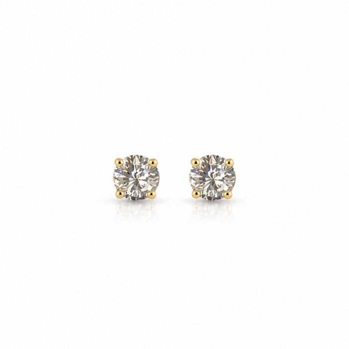 by Bonells 14kt Solitaire øreringe - 022197