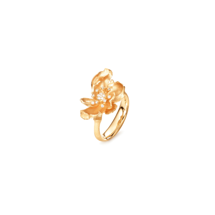 OLE LYNGGAARD COPENHAGEN Wild Rose ring - A3219-401