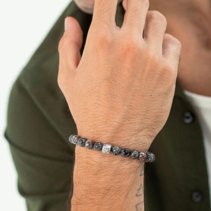 Alternative view of Alexander Lynggaard Syenite 8mm armbånd - C01120