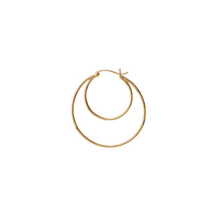 Stine A Double creol Grande ørering - 1380-02-S