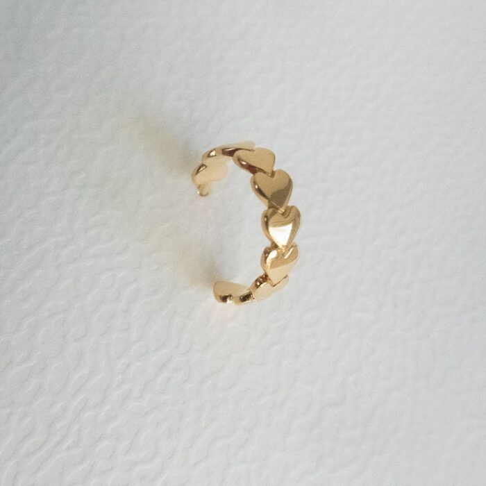 Stine A Petit Love Heart creol ørering - 1388-02-S