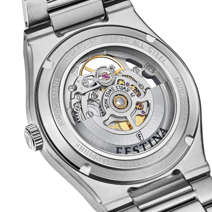 Alternative view of Festina Swiss Made Rivé Skeleton - F20069/1