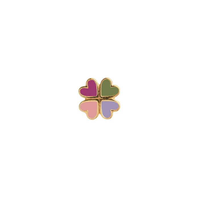 Stine A Love Heart Clover ørering - 1400-02-S