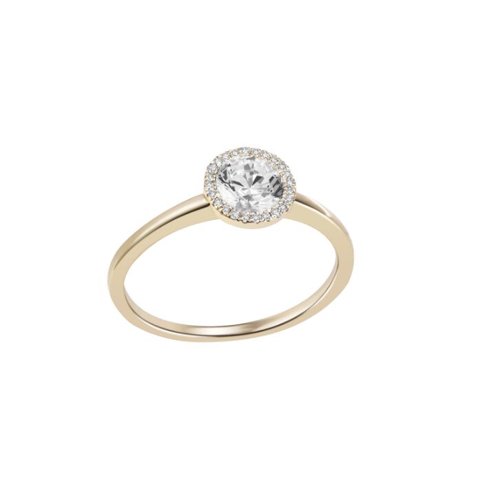 Exclusive by Bonells Round Elegance ring - 1-10247-51-0726