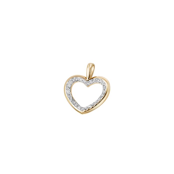 Exclusive by Bonells Hjerte vedhæng - 3-10648-51-0089