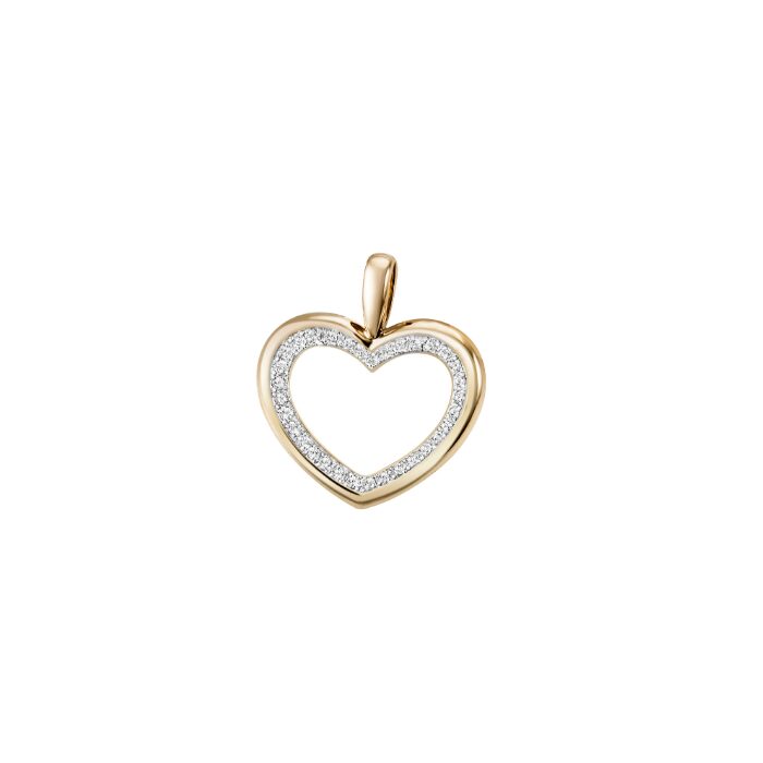 Exclusive by Bonells Hjerte vedhæng - 3-10650-51-0089