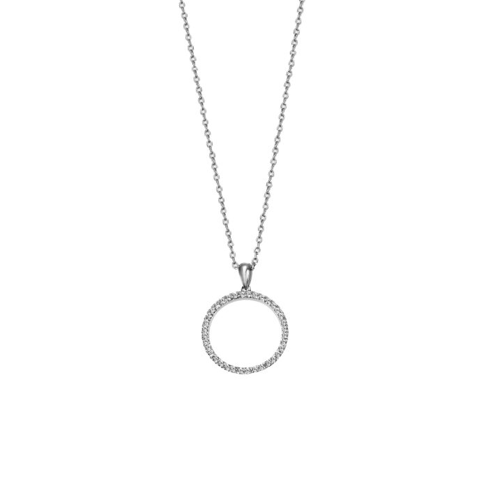 Exclusive by Bonells 16mm Cirkel halskæde - 5-08726-52-0089