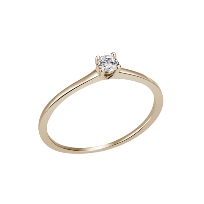 Exclusive by Bonells Solitaire 0,10ct ring - 1-05621-51-0008