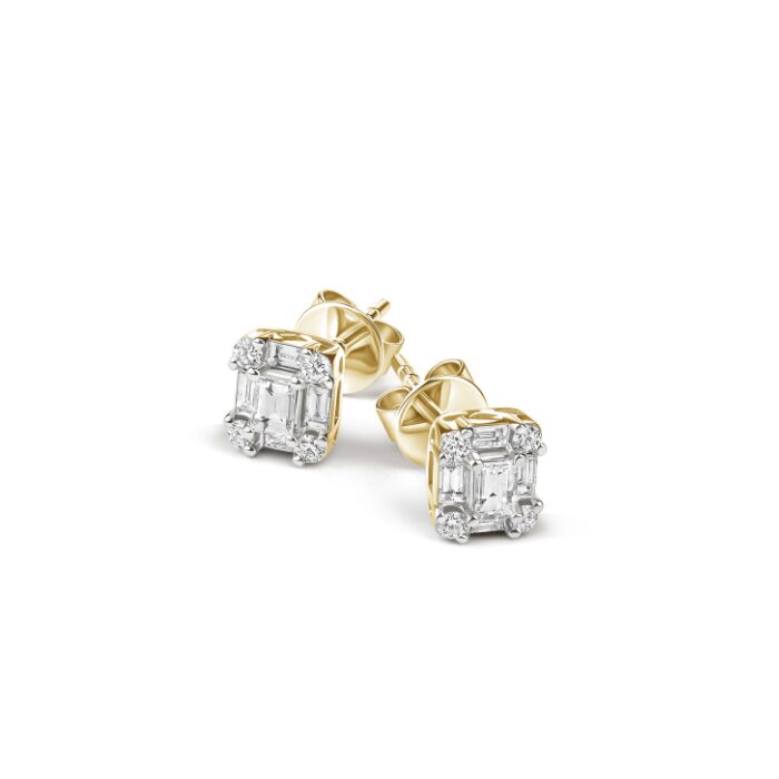 Exclusive by Bonells Square Cut øreringe - 8-10327-51-0068