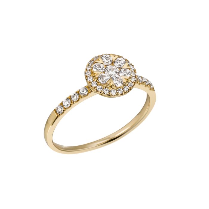 Exclusive by Bonells White Blossom ring - 1-06583-51-0089