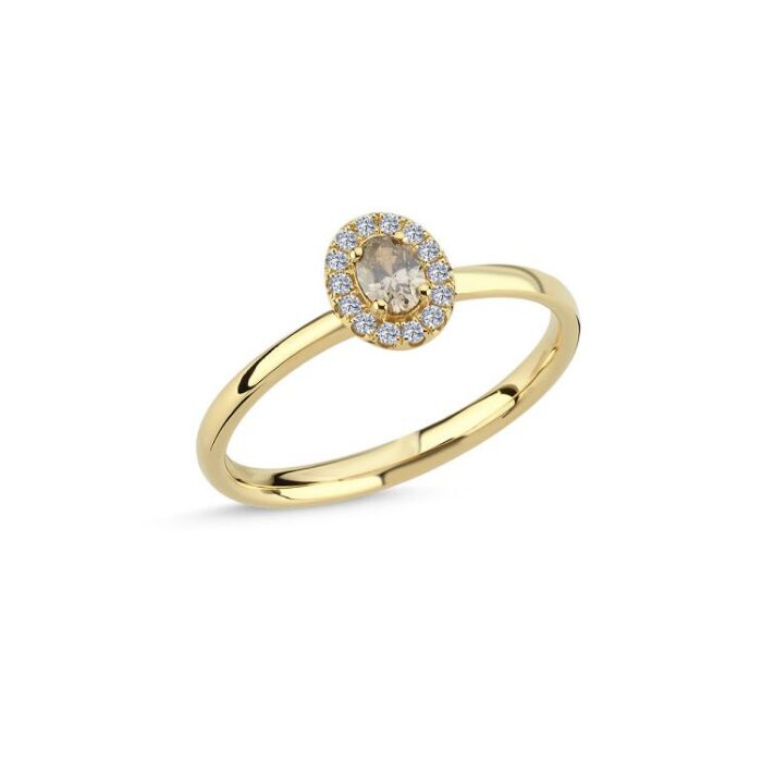 Alternative view of Nuran Champagne ring - A3082 CH 024 RG