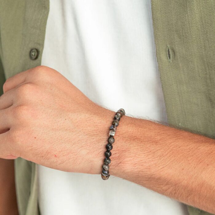 Alternative view of Alexander Lynggaard Glaucophane 6mm armbånd - C01170