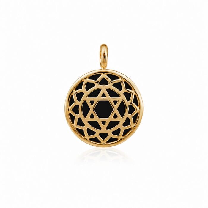 by Bonells 14kt Onyx Anahata vedhæng - 8994P-4