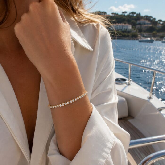Alternative view of Exclusive by Bonells 18kt Tennis armbånd - 65408729