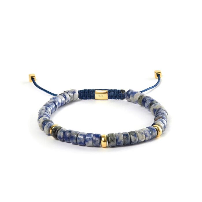 Alexander Lynggaard Blue Spot Jasper Heishi 6mm armbånd - B00222