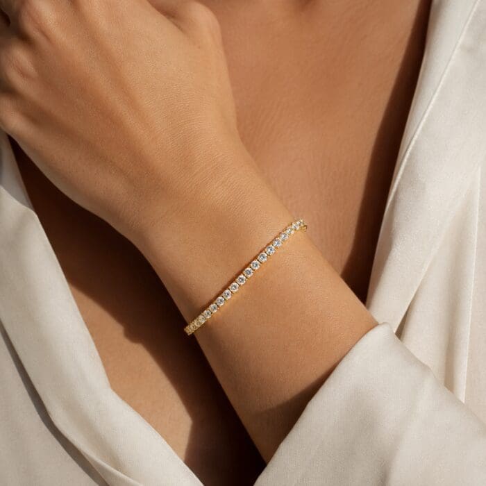Exclusive by Bonells Tennis armbånd 9,5ct - 90543716 - Billede 3