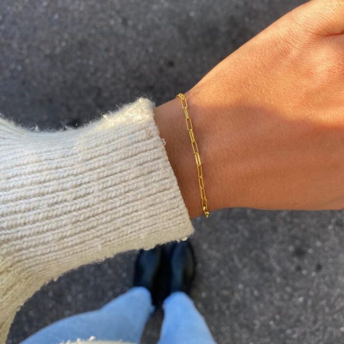 Alternative view of Merle Perle forgyldt sølv armbånd - MB-507-GP