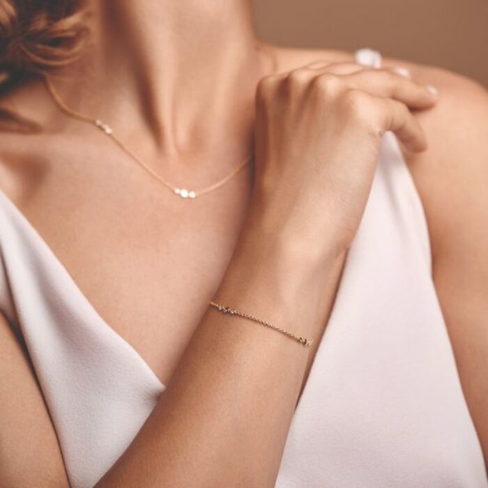 Alternative view of Nuran Champagne armbånd - B3090 CH 021 RG