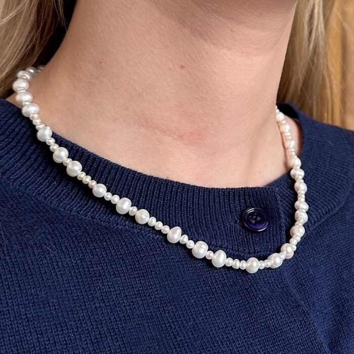 Alternative view of Merle Perle Amélie halskæde - MN-639-GP