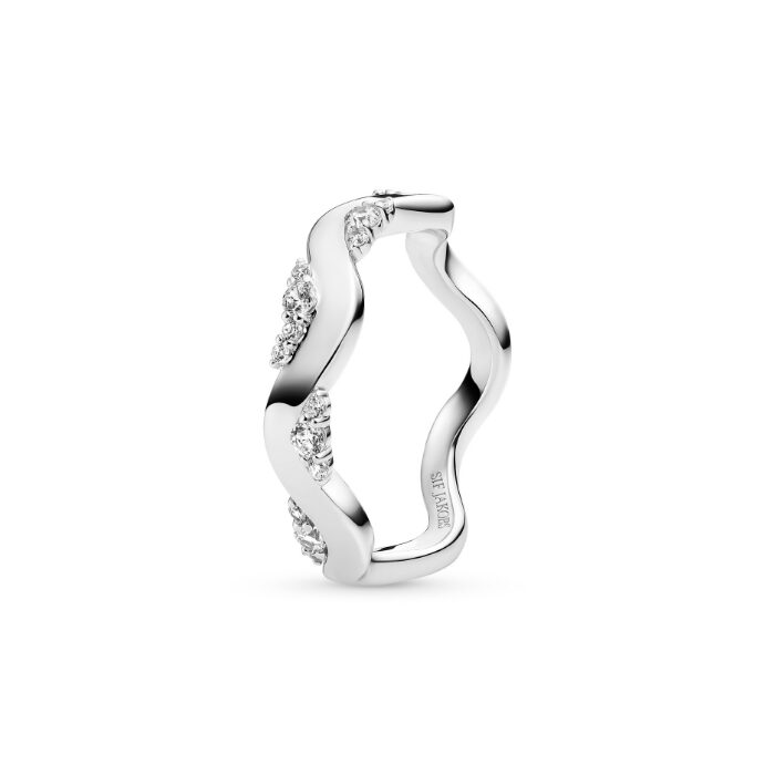 Alternative view of Sif Jakobs Ellera Waves Altro ring - SJ-R2762-CZ
