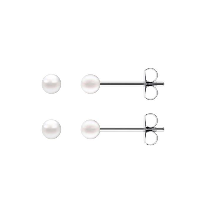 100% Titan Perle øreringe - GC-1013-T