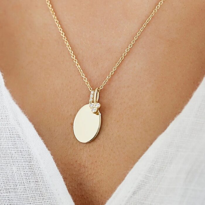 Alternative view of Ro Copenhagen Signet diamant vedhæng - P113Y101