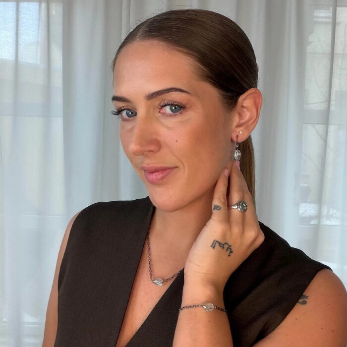 Alternative view of By Birdie Arctic Aqua halskæde - 50501071F