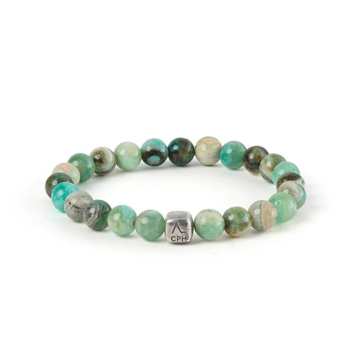 Alexander Lynggaard Green Line Jasper 8mm armbånd - C01240